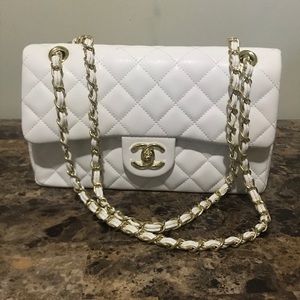 CC Double Flap Shoulder Bag